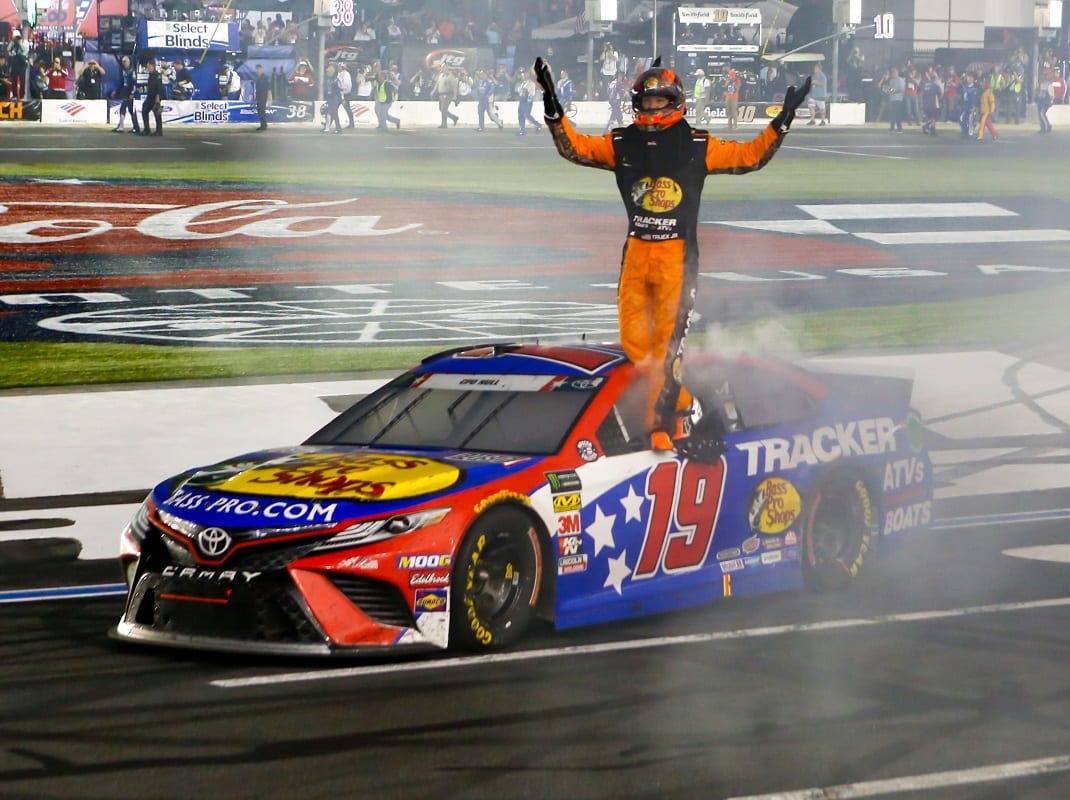 Late Surge Gives Truex Another Coke 600 Victory