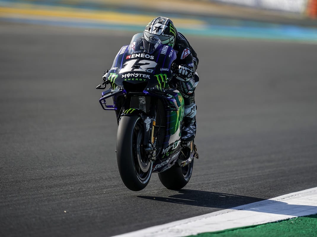 Viñales and Yamaha Fast In French MotoGP Practice