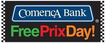 Comerica Bank Free Prix Day Logo