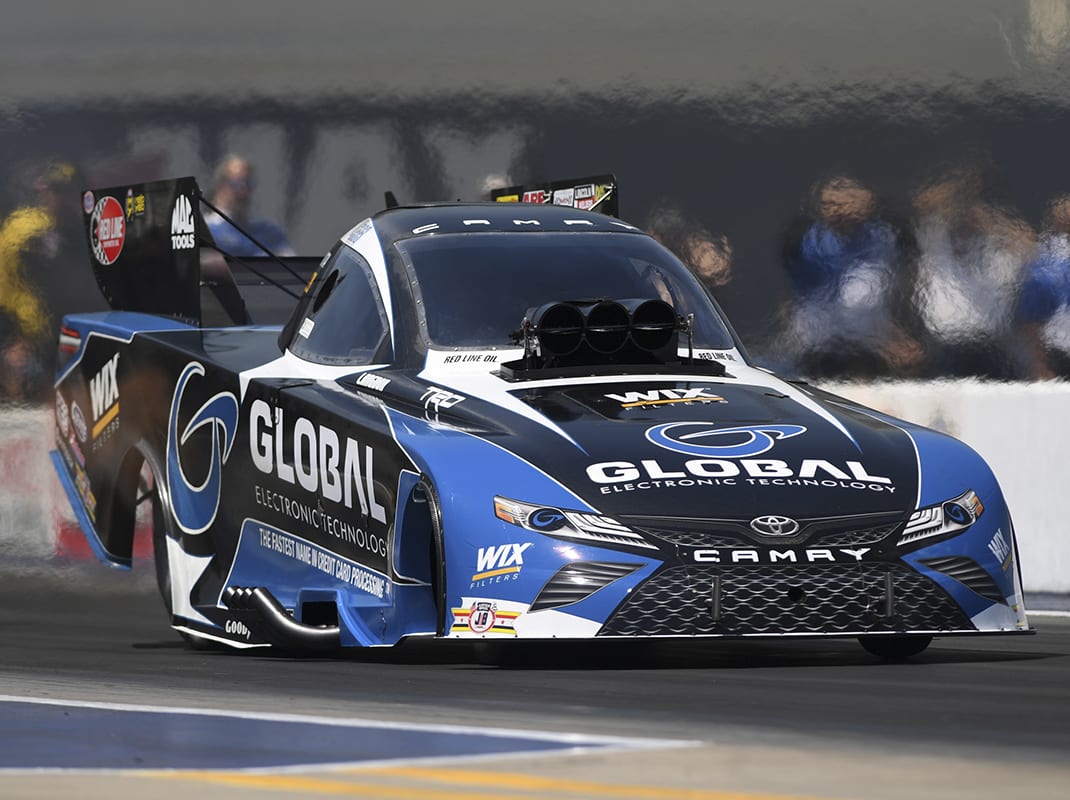 Shawn Langdon is carrying momentum into the NHRA Virginia Nationals. (NHRA Photo)