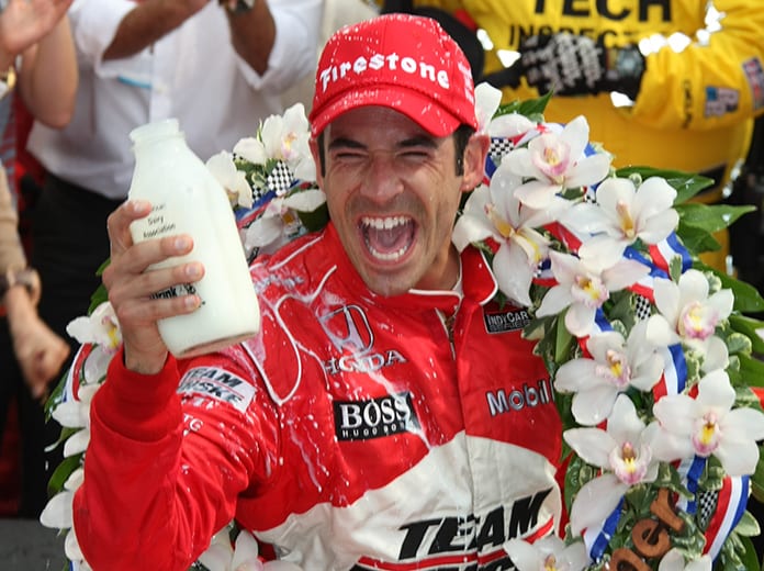 Helio Castroneves won his third Indianapolis 500 in 2009. (IndyCar Photo)