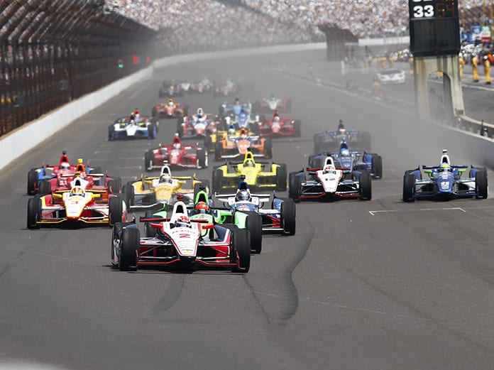 The start of the 2012 Indianapolis 500. (IMS Archives Photo)