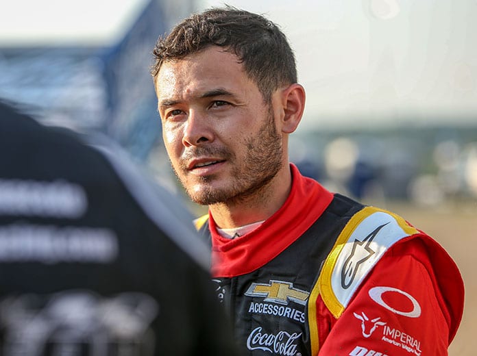 Kyle Larson is set to compete in two events during Indiana Midget Week. (Adam Fenwick Photo)
