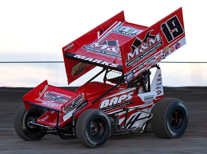 Brent Marks is hoping to rejuvenate his season when the World of Outlaws NOS Energy Drink Sprint Car Series heads to the Northeast. (Vince Vellella Photo)