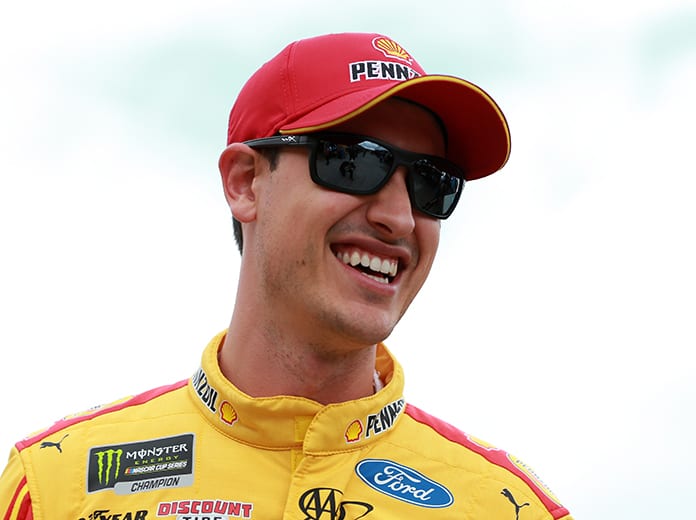 Joey Logano will be honored with a sit down dinner at the North East Motor Sports Museum in July. (NASCAR Photo)