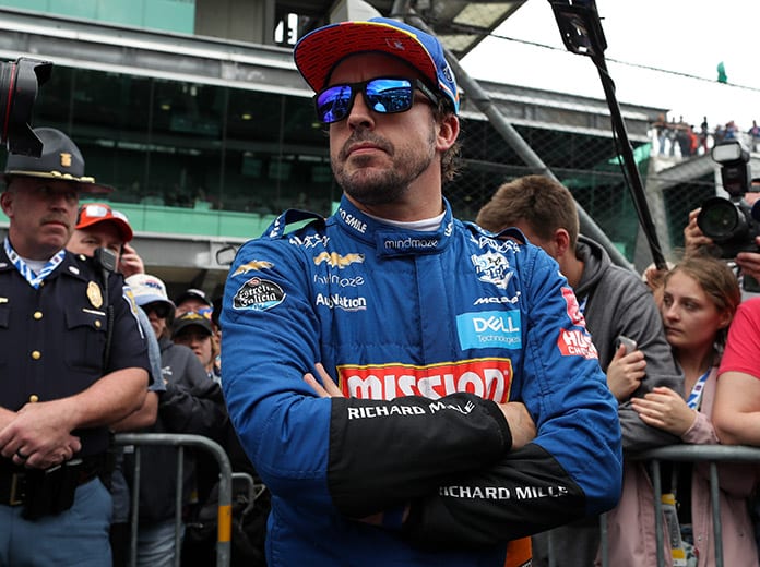 Fernando Alonso failed to qualify for the 103rd Indianapolis 500. (IndyCar Photo)
