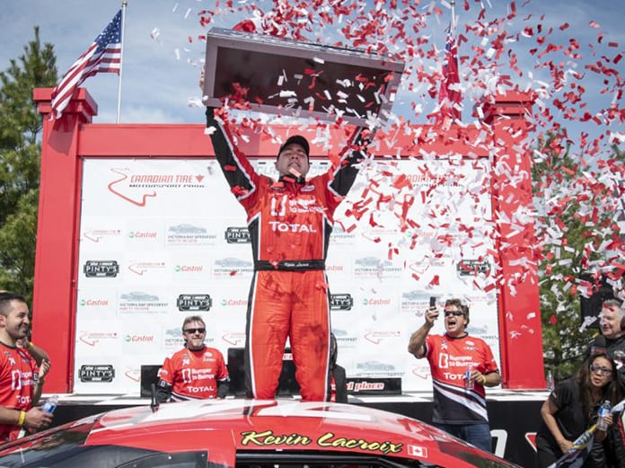 Kevin Lacroix won Sunday's NASCAR Pinty's Series opener at Canadian Tire Motorsports Park. (NASCAR Photo)