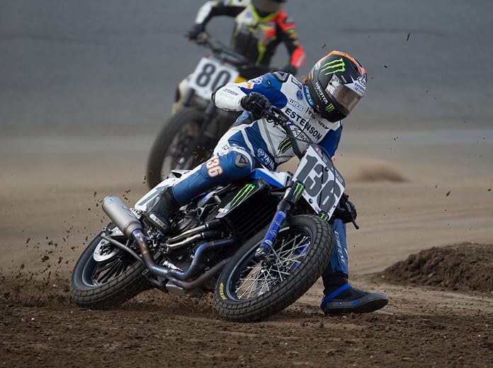 Kolby Carlile will miss this weekend's American Flat Track event because of a leg injury.