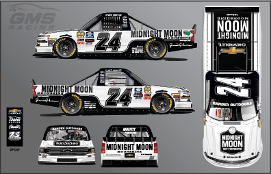 Brett Moffitt will have sponsorship from Midnight Moon Moonshine at Charlotte Motor Speedway.