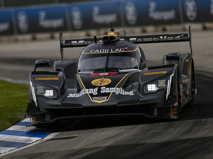 Cadillac is looking to continue its domination of the Chevrolet Sports Car Classic this weekend in Detroit. (IMSA Photo)