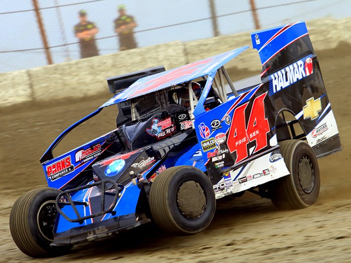 Stewart Friesen, shown here earlier this year, won Wednesday's Short Track Super Series event at Outlaw Speedway. (Dave Dalesandro Photo)