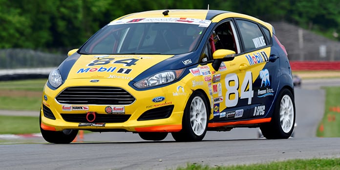 Fritz Wilke held off the field for a B-Spec win Sunday at the Mid-Ohio Sports Car Course. (Michael Berchak Photo)