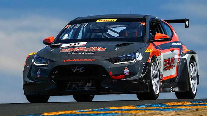 Mason Filippi rolled to a dominant victory in Sunday's TCR event at Sonoma Raceway.