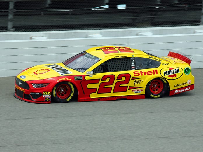 Joey Logano earned the pole for Sunday's Firekeepers Casino 400 at Michigan Int'l Speedway. (Todd Ridgeway Photo)