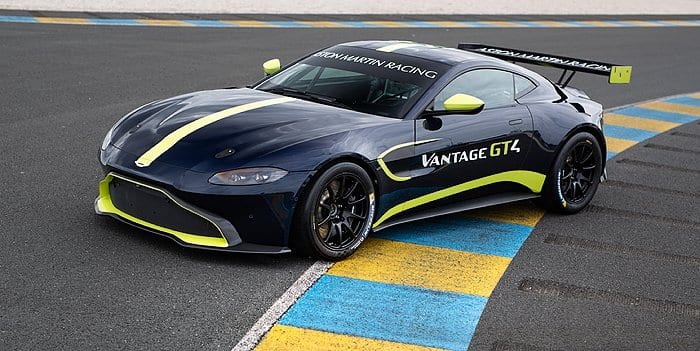 CSJ Motorsports has been named the official North American distributor or sales and support of the Aston Martin Vantage GT3 and GT4 race cars.