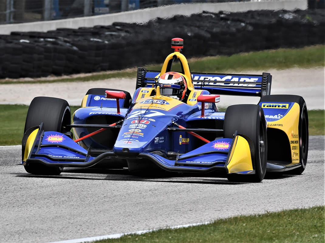 Alexander Rossi was fastest during practice Friday at Road America. (Al Steinberg Photo)