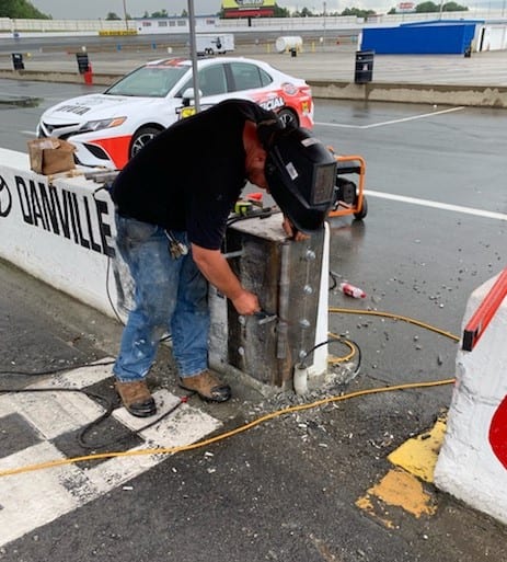 South Boston Speedway is installing a steel gate in an opening in the frontstretch wall in an effort to elevate violent crashes at that location.