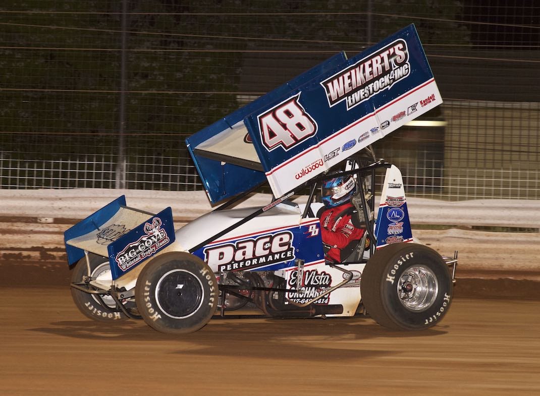 Danny Dietrich won Friday's sprint car feature at Williams Grove Speedway. (Dan Demarco photo)