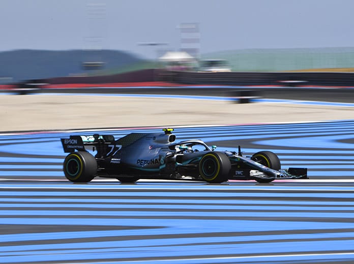 Valtteri Bottas was fastest on Friday at Circuit Paul Ricard in France. (Mercedes Photo)