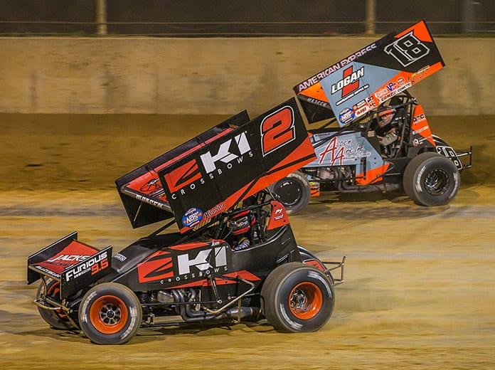Brothers Kerry (2) and Ian (18) Madsen have made Knoxville Raceway a home away from home. (Dallas Breeze Photo)