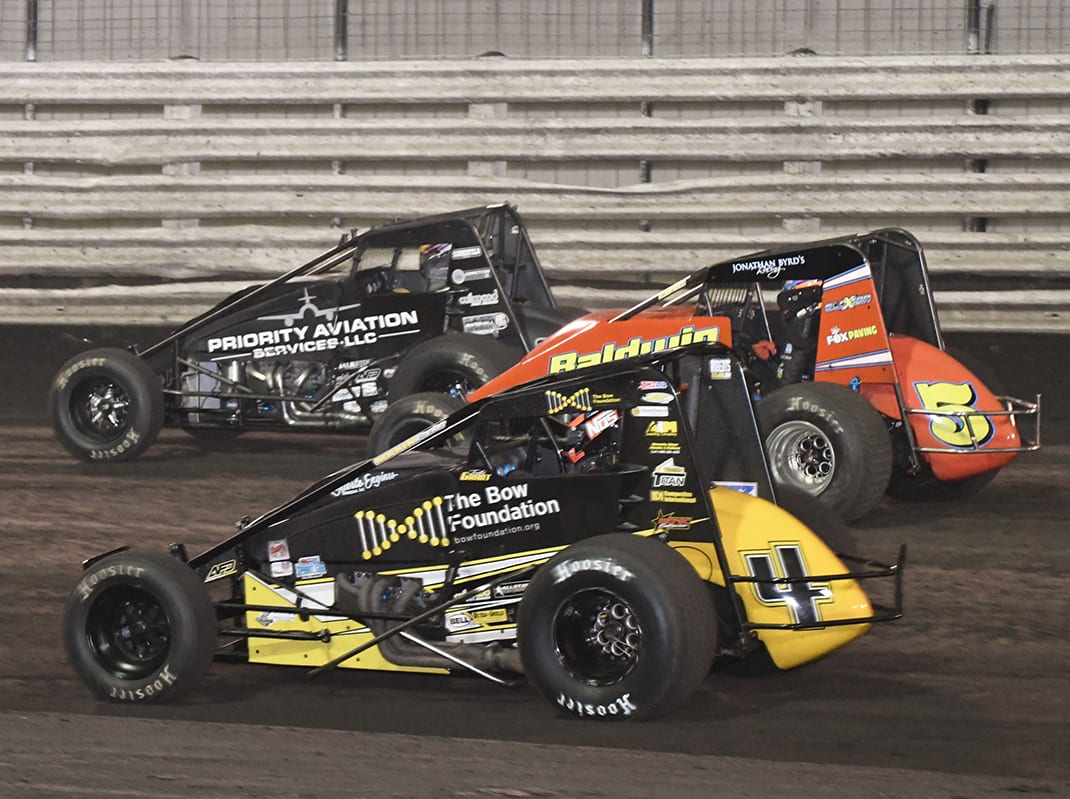 USAC Three-Wide Knoxville