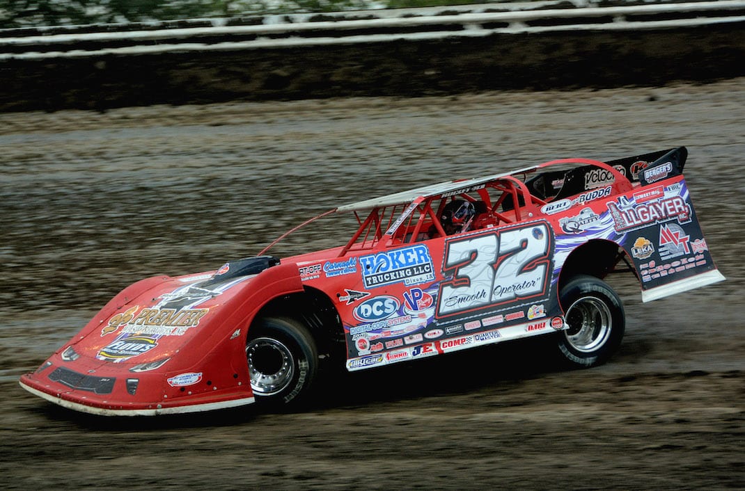 Bobby Pierce paced a field of 34 entries during time trials, grabbing fast time honors for the DIRTcar Summer Nationals Hel Tour event at Illinois’ Sycamore Speedway Friday evening. (Stan Kalwasinski photo)