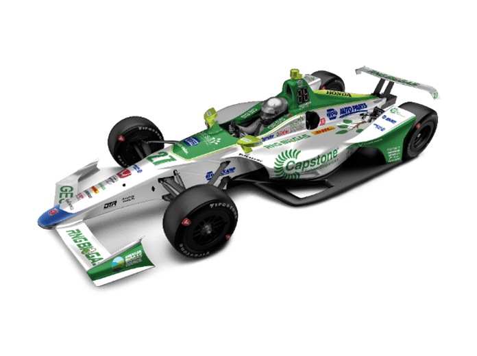 GESS International and Capstone Turbine Corporation will support Alexander Rossi in two NTT IndyCar Series events.
