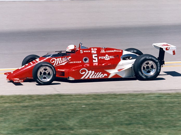 Danny Sullivan drove a March chassis to victory in the 1985 Indianapolis 500.