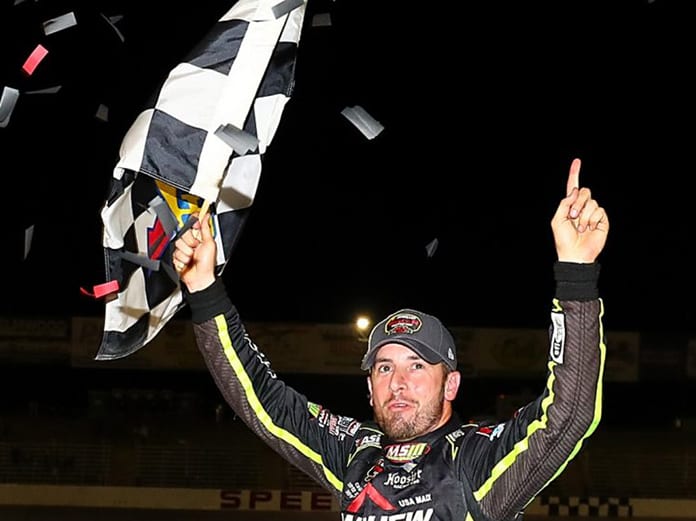 Doug Coby continued his strong start to the NASCAR Whelen Modified Tour season with a victory Saturday at Seekonk Speedway. (NASCAR Photo)
