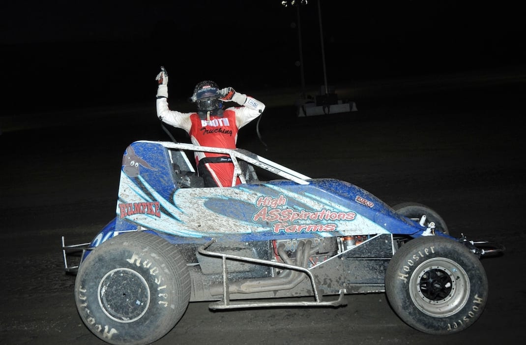 Shane Cottle won Friday's sprint car feature at Gas City I-69 Speedway. (Randy Crist photo)