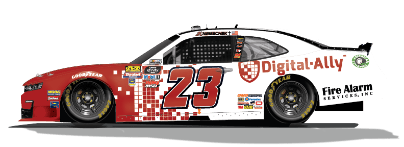 Digital Ally will sponsor John Hunter Nemechek in a pair of NASCAR Xfinity Series races.