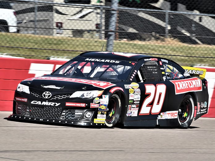 Chandler Smith will lead the ARCA Menards Series field to the green flag on Friday at Iowa Speedway. (Al Steinberg Photo)