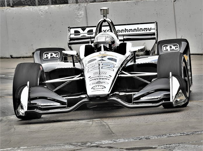 Simon Pagenaud was fastest in NTT IndyCar Series practice on Friday in Toronto. (Al Steinberg Photo)