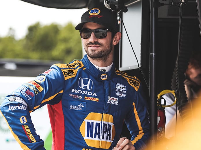 Alexander Rossi has renewed his contract with Andretti Autosport. (IndyCar Photo)
