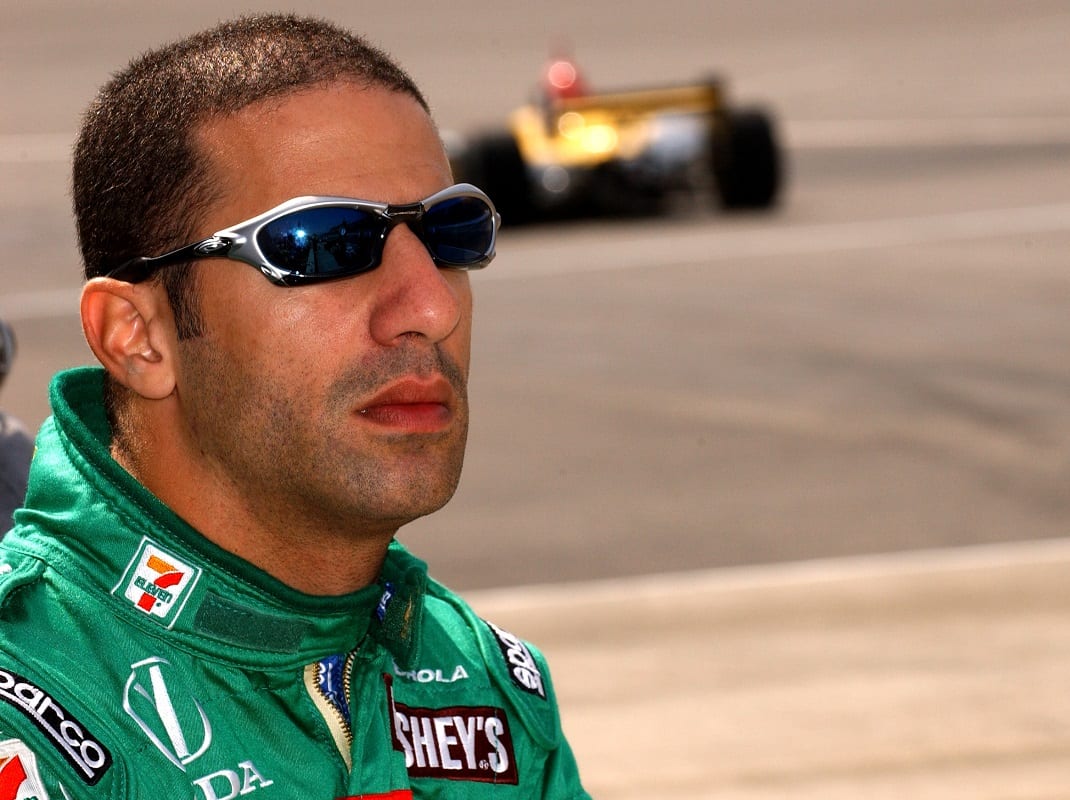 Tony Kanaan, seen here in 2003, won his first Indy car race 20 years ago this week. (IndyCar photo)