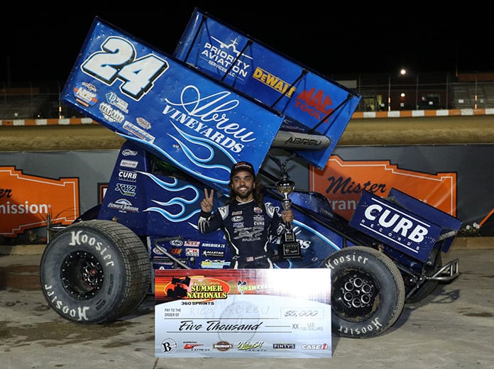 Rico Abreu scored a $5,000 victory during night one of the 2019 Northern Summer Nationals. (Dale Calnan Photo)