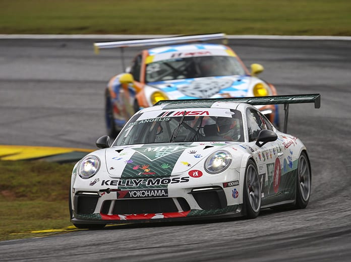 Roman De Angelis, shown here in 2018, will lead the Porsche GT3 Cup Challenge Canada by Yokohama back to Canadian Tire Motorsports Park this weekend. (IMSA Photo)