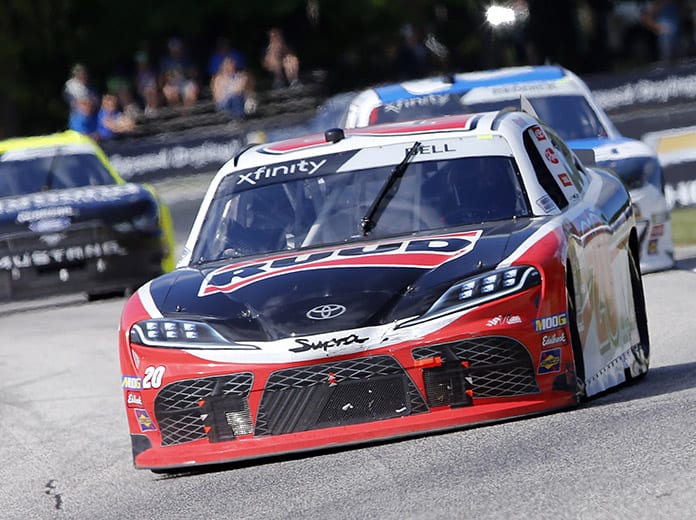Christopher Bell raced to his first victory on a road course Saturday afternoon at Road America. (HHP/Andrew Coppley Photo)
