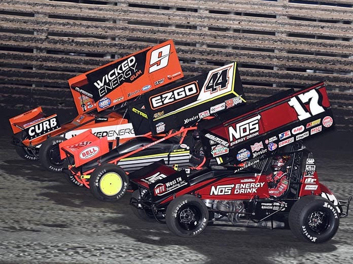 Twenty of the 24-car starters have been determined for Saturday's Knoxville Nationals A-Main. (Frank Smith Photo)