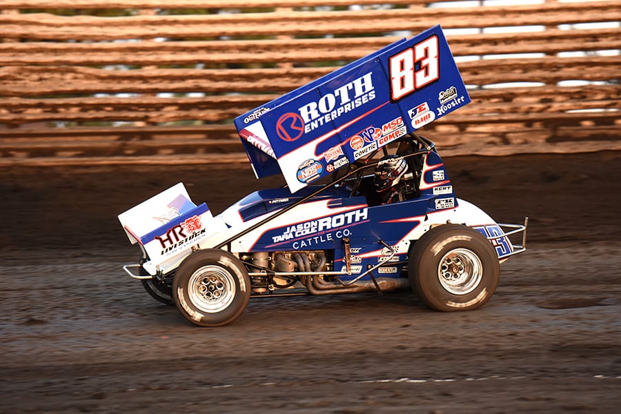 Daryn Pittman will start 10th in in Saturday's Knoxville Nationals feature. (Paul Arch Photo)