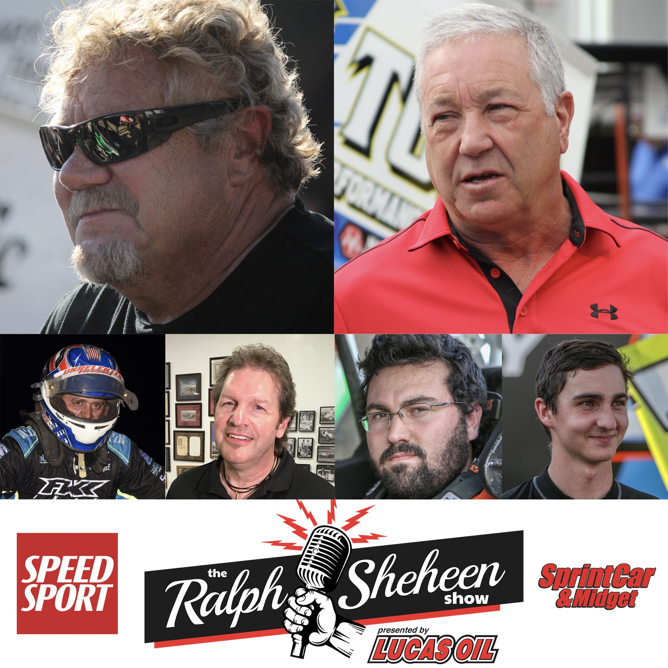 Steve Kinser and Sammy Swindell will headline a live taping of The Ralph Sheheen Show presented by Lucas Oil Saturday at Knoxville Raceway.