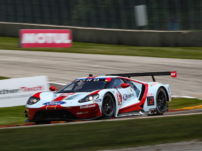 Ryan Briscoe and Richard Westbrook raced to victory in the GT Le Mans class Sunday at Road America. (IMSA Photo)