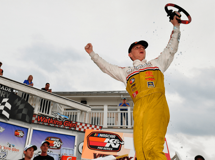 Max McLaughlin earned his first NASCAR K&N Pro Series East victory on Friday at Watkins Glen Int'l. (NASCAR Photo)