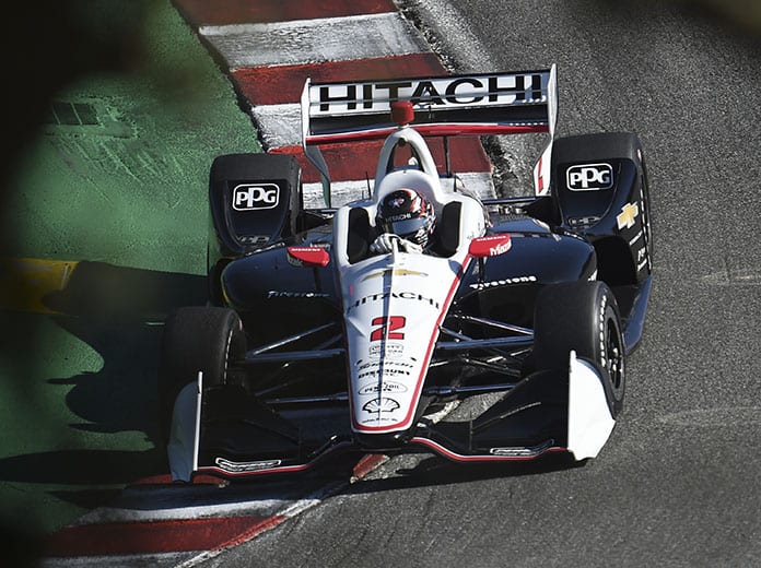 Hitachi will continue to sponsor Josef Newgarden and Team Penske in 2020. (IndyCar Photo)