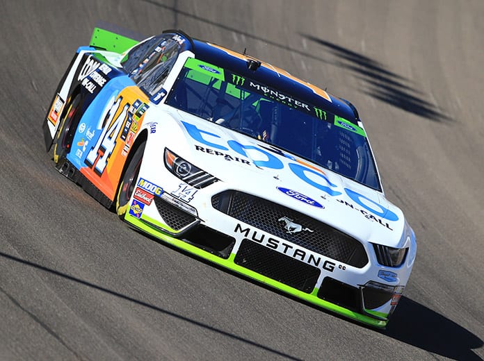 Clint Bowyer earned his first Monster Energy NASCAR Cup Series pole since 2007 on Saturday at Las Vegas Motor Speedway. (HHP/Jeff Fluharty Photo)