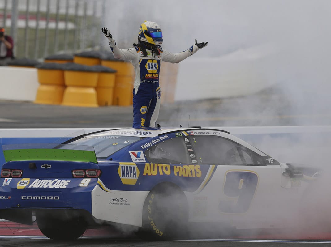 Chase Elliott conquered Sunday's Bank of America ROVAL 400 at Charlotte Motor Speedway. (HHP/Garry Eller Photo)