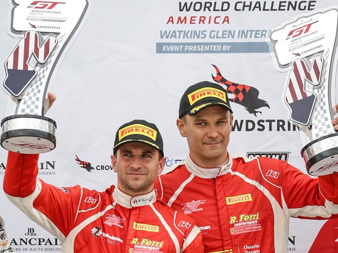 Toni Vilander and Daniel Serra won for the second time in as many days Sunday at Watkins Glen Int'l.