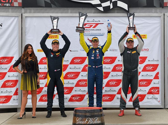 Johan Schwartz (second from right) won Sunday's TC event at Watkins Glen Int'l.