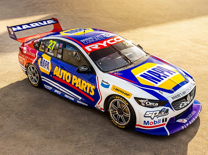 James Hinchcliffe and Alexander Rossi will share the No. 27 NAPA Auto Parts Holden Commodore during the Bathurst 1000.