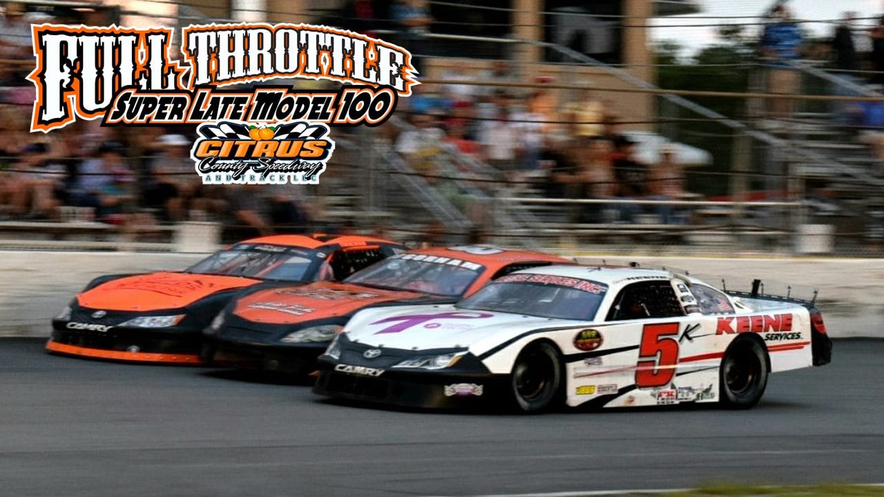 $10,000 will be on the line during the third edition of the Full Throttle 100 this weekend at Citrus County Speedway. (Citrus County Speedway Photo)